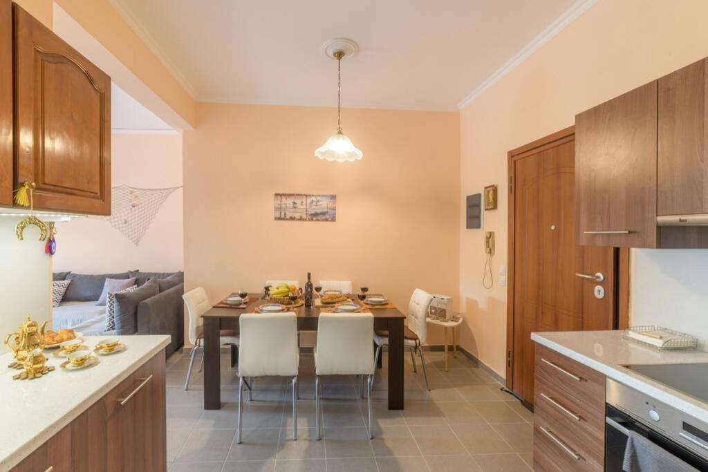 Bright Newly Renovated Apt Near Beach & Center+Ac Anemomylos Exterior foto